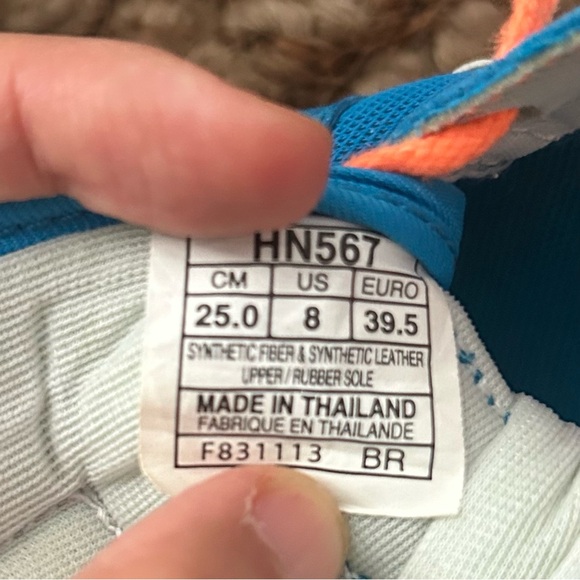 Onitsuka Tiger Ultimate 81 Retro Sneakers Blue Orange White Women’s Size 8 - Picture 8 of 9